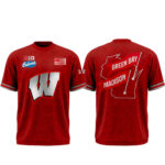Unisex Wisconsin Badgers 2026 Lambeau Field Graphic Shirt for Football Fans