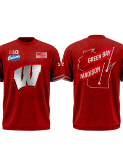 Unisex Wisconsin Badgers 2026 Lambeau Field Graphic Shirt for Football Fans