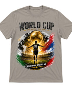 Unisex World Cup 2026 One World One Goal Graphic T-Shirt for Soccer Fans