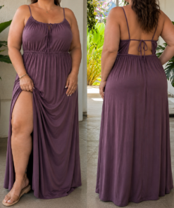 Women's Plus Size Maxi Slip Dress