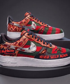 A Nightmare on Elm Street Freddy Krueger Never Sleep Again Shoes Sneakers for Horror Fans