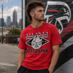 Atlanta Falcons x Millennium Falcon 2026 Graphic Shirt for Football and Star Wars Fans
