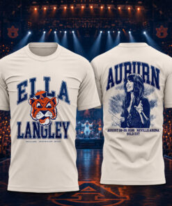 Auburn Tigers x Ella Langley The Dandelion Tour 2026 Graphic Shirt for College Football and Country Music Fans