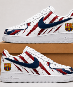 FC Barcelona Red Blue Claw 2026 Shoes Sneakers for Soccer Fans