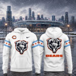 Chicago Bears Polar Bear x Chicago Flag Rivalries Graphic Shirt for Football Fans