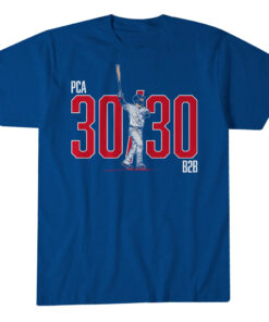 Chicago Cubs Pete Crow-Armstrong B2B 30-30 Club Graphic Shirt for Baseball Fans