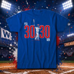 Chicago Cubs Pete Crow-Armstrong B2B 30-30 Club Graphic Shirt for Baseball Fans