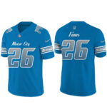 Custom Name And Number Detroit Lions 2026 Rivalries Full Throttle Football Jersey For Football Fans