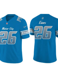 Custom Name And Number Detroit Lions 2026 Rivalries Full Throttle Football Jersey For Football Fans