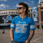 Custom Name And Number Detroit Lions 2026 Rivalries Full Throttle Football Jersey For Football Fans