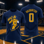 Custom Name And Number Indiana Pacers Tyrese Haliburton 2026 Graphic Shirt for Basketball Fans