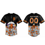Custom Name And Number San Francisco Giants x Peanuts Night 2026 Halloween Baseball Jersey for Baseball and Peanuts Fans