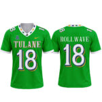 Custom Name And Number Tulane Green Wave x Mardi Gras 2026 Football Jersey for College Football Fans