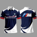 Custom Name BMW Motorrad Power Racing Polo Shirt for Motorcycle Racing Fans
