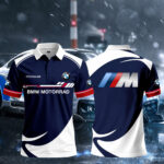 Custom Name BMW Motorrad Power Racing Polo Shirt for Motorcycle Racing Fans