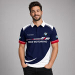 Custom Name BMW Motorrad Power Racing Polo Shirt for Motorcycle Racing Fans