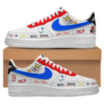 Custom Name Boston Red Sox x Back To School Shoes Sneakers for Baseball Fans
