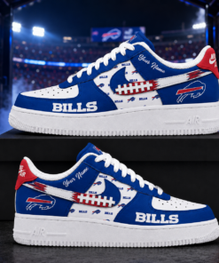 Custom Name Buffalo Bills Charging Pride Version 2 Shoes Sneakers for Football Fans