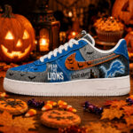 Custom Name Detroit Lions Fear The Commanders Shoes Sneakers for Football Fans