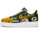 Custom Name Green Bay Packers Fear The Commanders Shoes Sneakers for Football Fans
