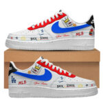 Custom Name Los Angeles Dodgers x Back To School Shoes Sneakers for Baseball Fans