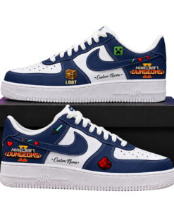 Custom Name Minecraft Dungeons II Game 2026 Shoes Sneakers for Minecraft and Gaming Fans