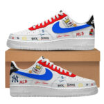 Custom Name New York Yankees x Back To School Shoes Sneakers for Baseball Fans