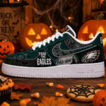 Custom Name Philadelphia Eagles Fear The Commanders Shoes Sneakers for Football Fans