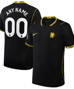 Custom Name and Number Chelsea 2026-2027 Away Stadium Black Soccer Jersey for Soccer Fans