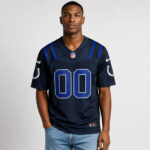 Custom Name and Number Indianapolis Colts Anvil Strike Rivalries 2026 Football Jersey for Football Fans