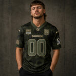 Custom Name and Number Tampa Bay Buccaneers Salute to Service 2026 Football Jersey for Football Fans