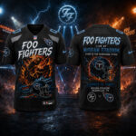 Custom Number Tennessee Titans x Foo Fighters Live At Nissan Stadium 2026 Football Jersey for Football and Rock Music Fans
