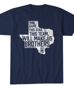 Dallas Cowboys Shiyazh Pete Make Us Brothers Graphic Shirt for Football Fans