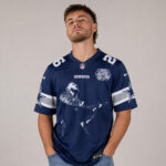 Dallas Cowboys x Zach Bryan With Heaven On Tour 2026 Football Jersey for Football and Country Music Fans