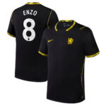 Enzo Fernández Chelsea 2026-2027 Away Stadium Black Soccer Jersey for Soccer Fans