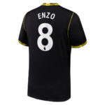 Enzo Fernández Chelsea 2026-2027 Away Stadium Black Soccer Jersey for Soccer Fans