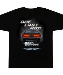Fast & Furious One Last Ride Supercharged 2026 Graphic Shirt