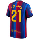 Frenkie de Jong Barcelona 2026 Home Stadium Soccer Jersey for Soccer Fans