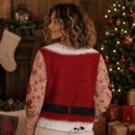 Funny Hairy Chest Santa Claus Ugly Christmas Sweater 2026 for Christmas
