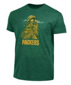 Green Bay Packers x Chewbacca 2026 Graphic Shirt for Football and Star Wars Fans