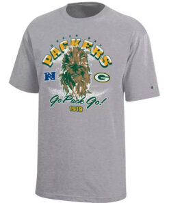 Green Bay Packers x Chewbacca Go Pack Go 2026 Graphic Shirt for Football and Star Wars Fans