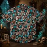Haunted Mansion Deck of the Dead Halloween 2026 Hawaiian Shirt