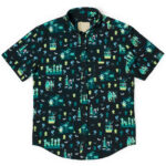 Haunted Mansion Grim Grinning Graveyard Halloween 2026 Hawaiian Shirt