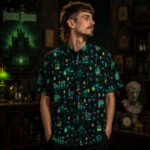Haunted Mansion Grim Grinning Graveyard Halloween 2026 Hawaiian Shirt