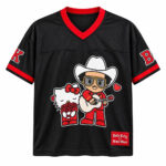 Hello Kitty x Bruno Mars Romantic Tour 2026 Football Jersey for Hello Kitty and Bruno Mars Fans