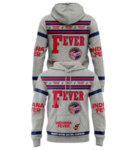Indiana Fever All Over Print 2026 Graphic Hoodie for Basketball Fans