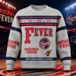 Indiana Fever All Over Print 2026 Graphic Hoodie for Basketball Fans