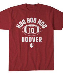 Indiana Hoosiers Josh Hoover Hoo Hoo Hoo Graphic Shirt for College Football Fans