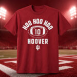 Indiana Hoosiers Josh Hoover Hoo Hoo Hoo Graphic Shirt for College Football Fans