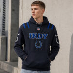 Indianapolis Colts Anvil Strike Rivalries 2026 Graphic Hoodie for Football Fans